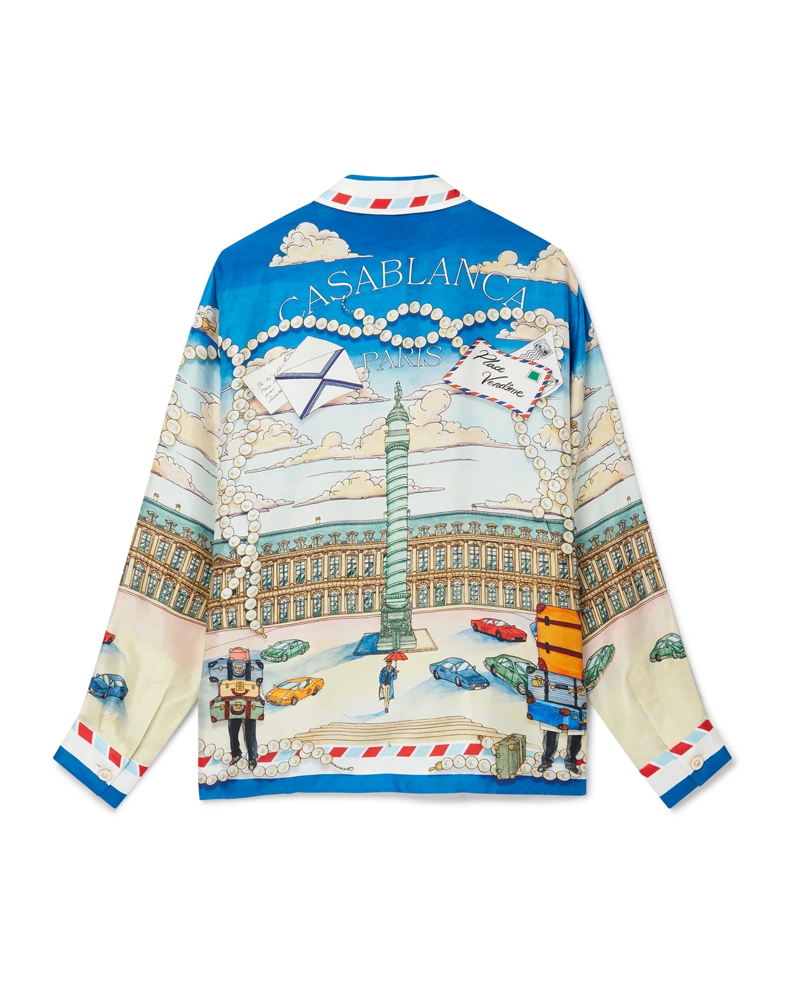 Place Casa Long Sleeve Silk Shirt