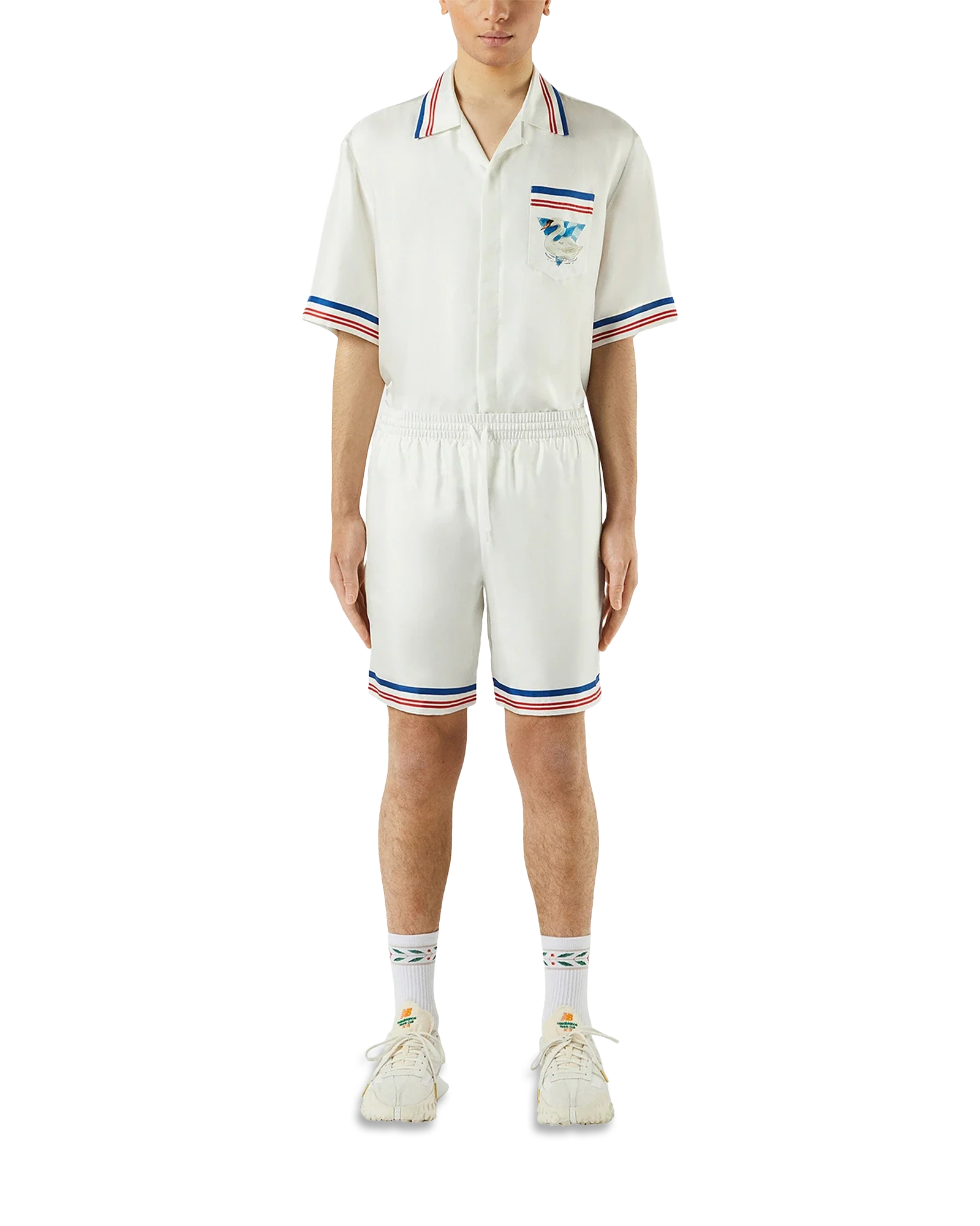 Casablanca Par Avion Silk Shorts