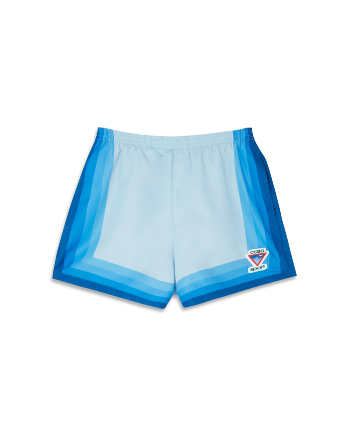 Blue Gradient Swim Trunks