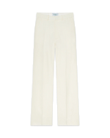 Silk Suiting Wide Leg Trousers