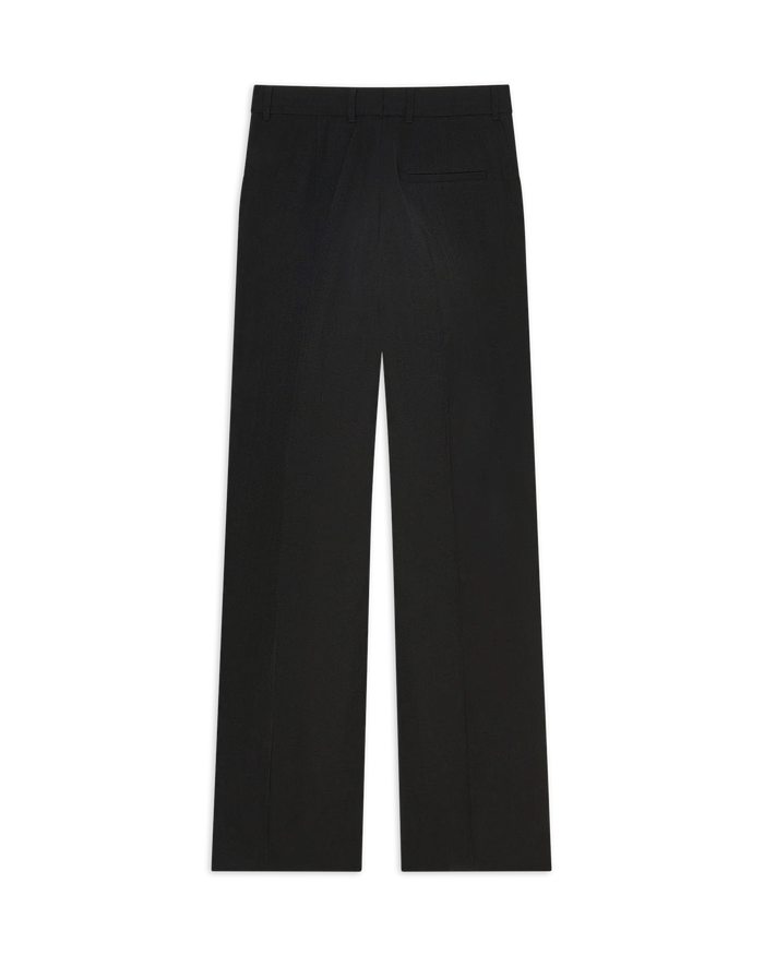 Black Wool Tailoring Trousers