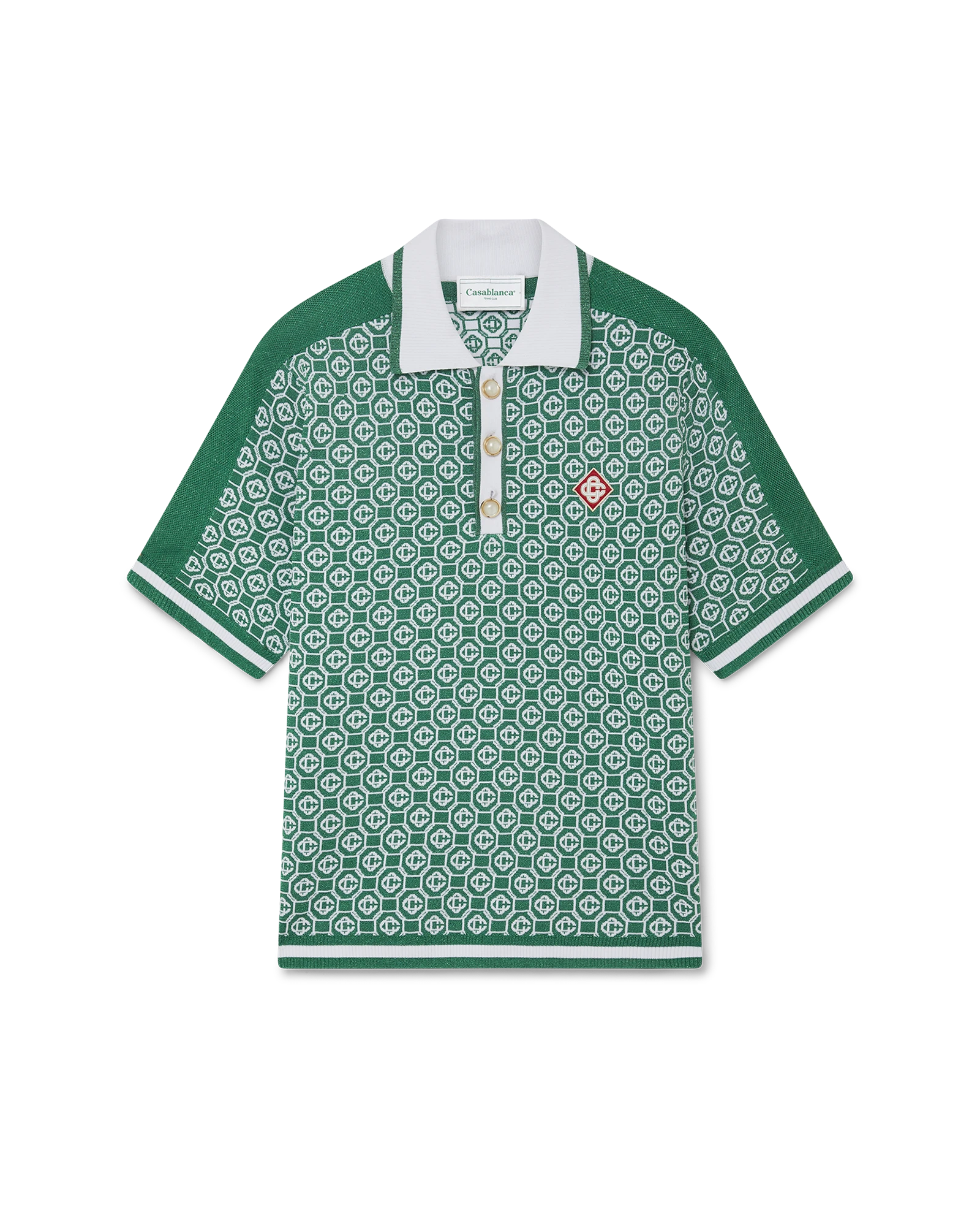 Polo en jacquard