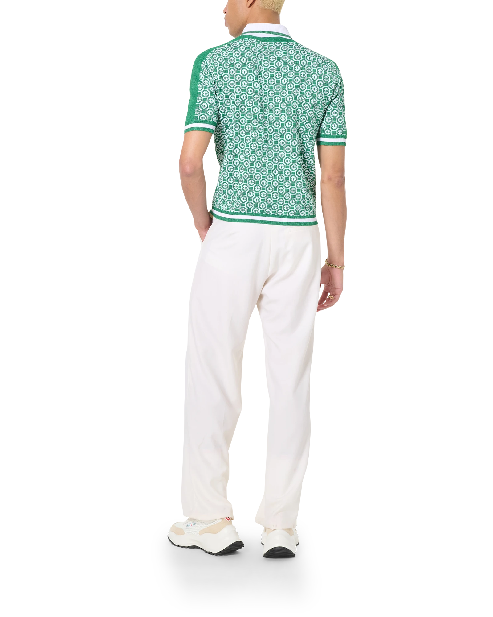 Polo en jacquard