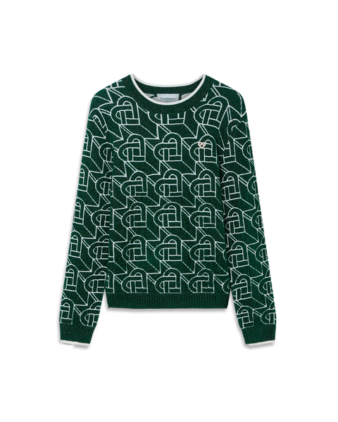 nknit Heart pattern pullover sweat カーキ nknit Heart pattern pullover sweat カーキ