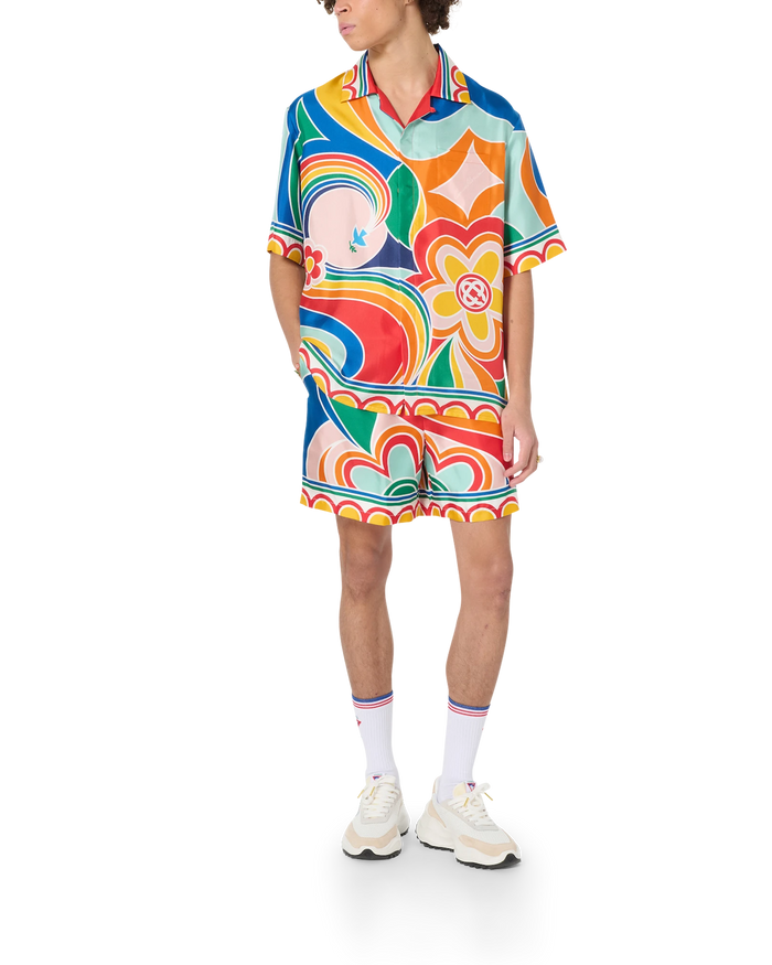 Le Pouvoir Des Fleurs Silk Shorts