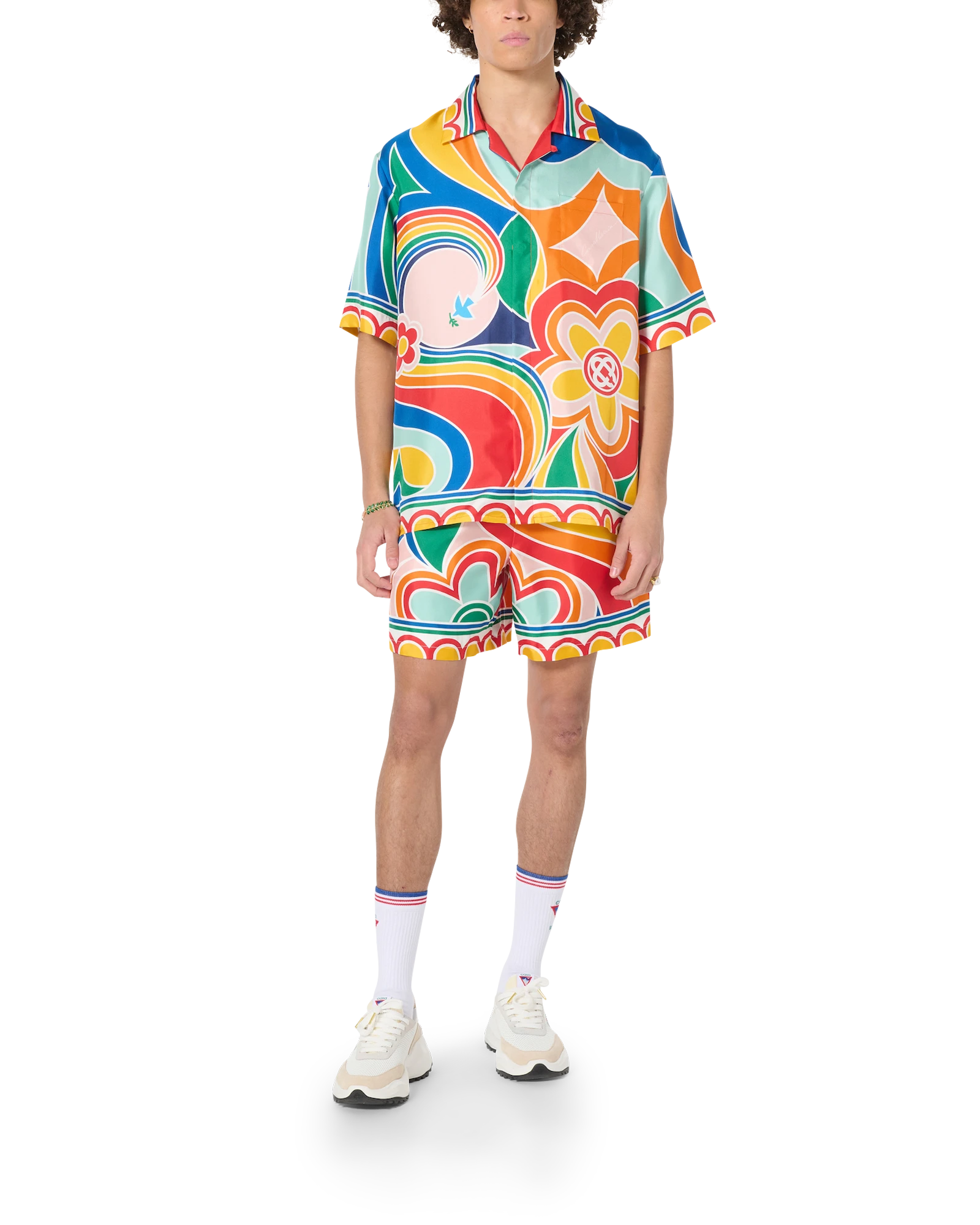 Le Pouvoir Des Fleurs Silk Shorts