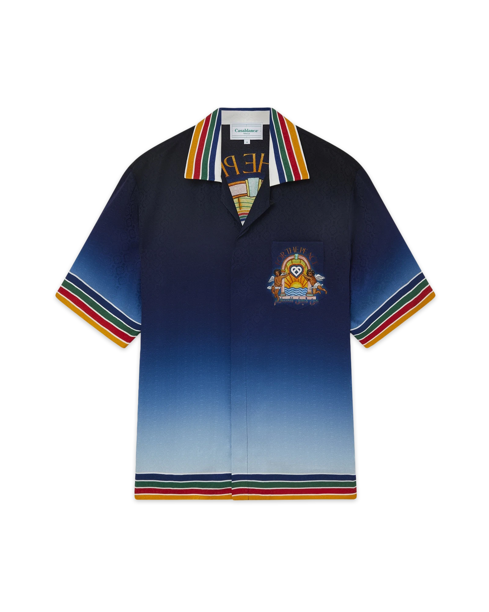 Studio De Musique Short Sleeve Silk Shirt