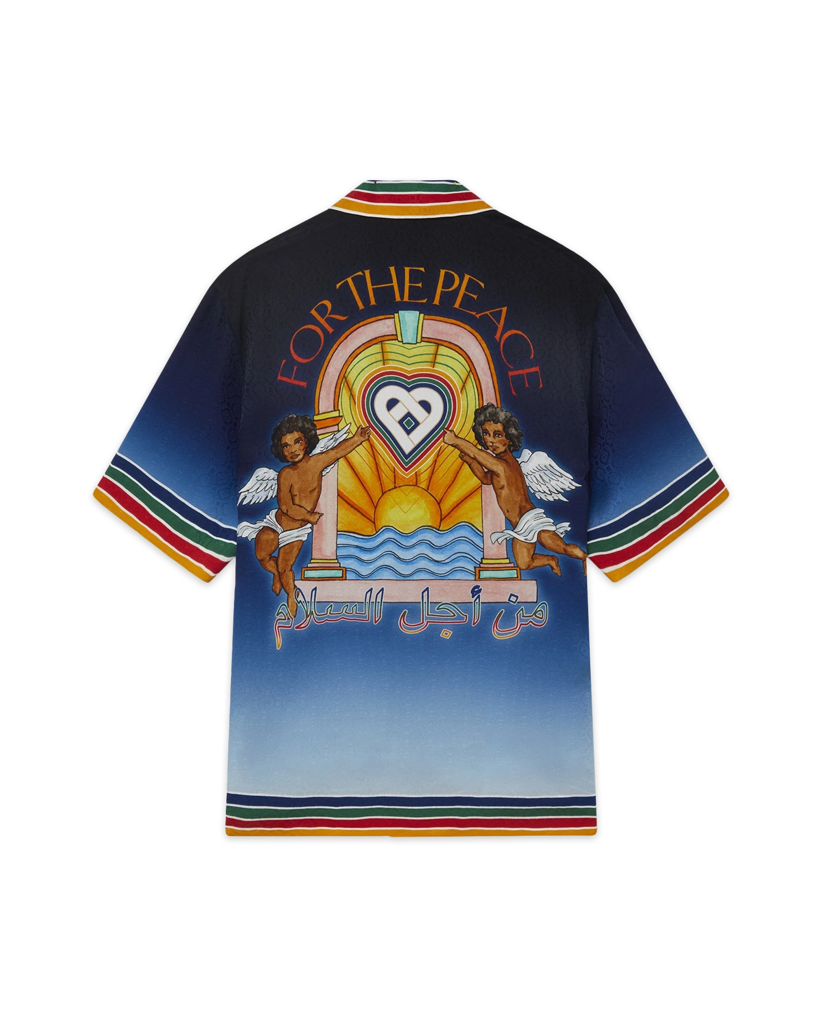 Studio De Musique Short Sleeve Silk Shirt