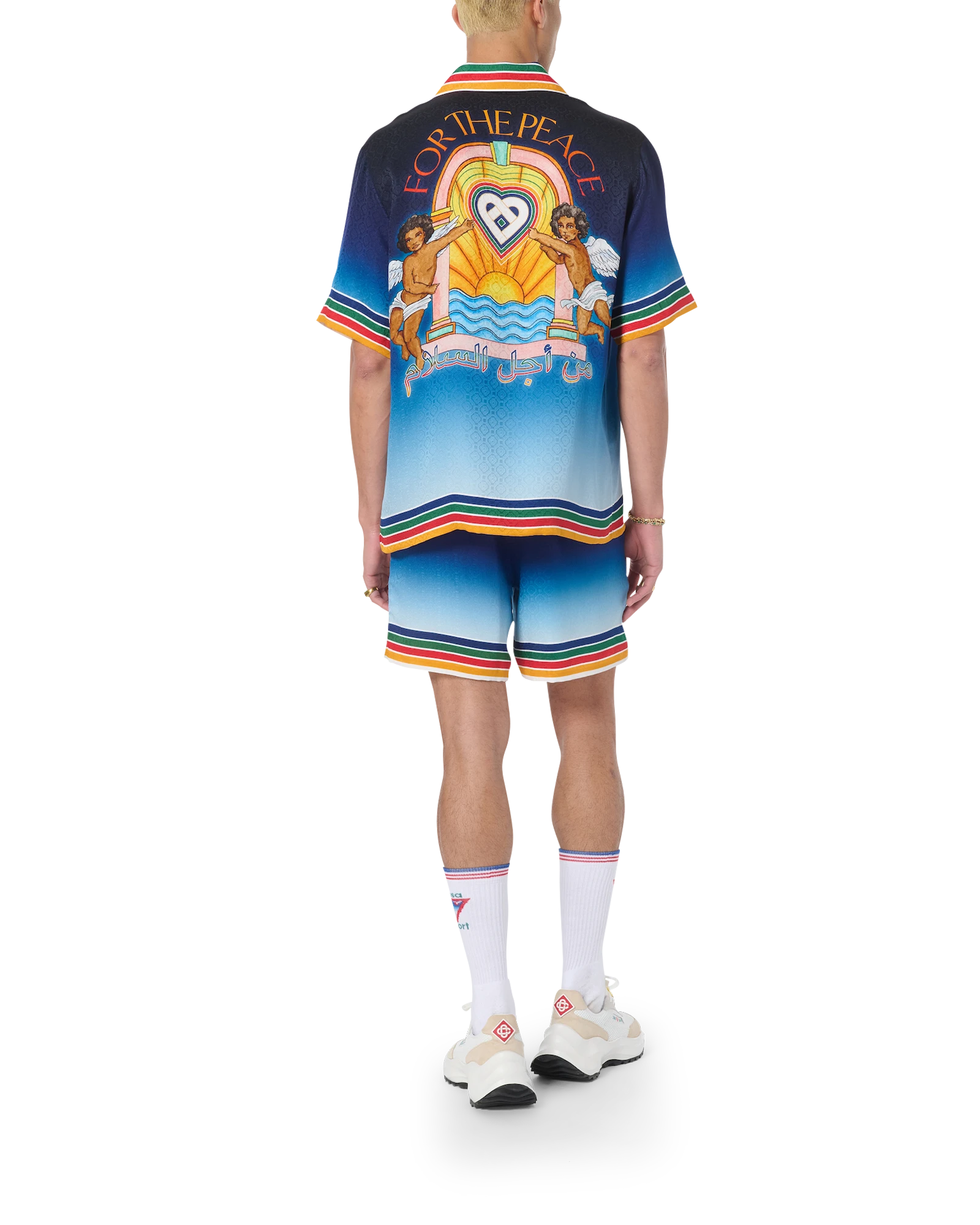 Studio De Musique Short Sleeve Silk Shirt