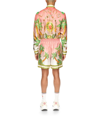 Lagos Tennis Club Long Sleeve Silk Shirt