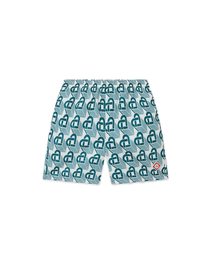 Heart Monogram Swim Trunks