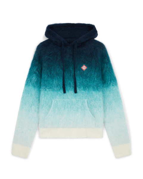 Gradient Mohair Hooded Sweatshirt | Casablanca Paris Gradient Mohair Hooded Sweatshirt | Casablanca Paris