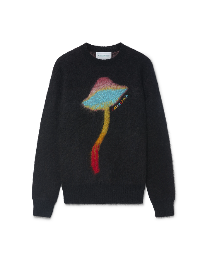 Rainbow Mushroom Mohair Jumper