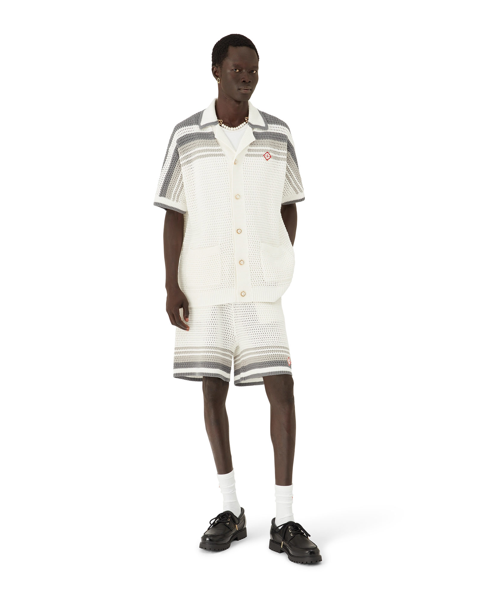 Chemise de tennis en crochet