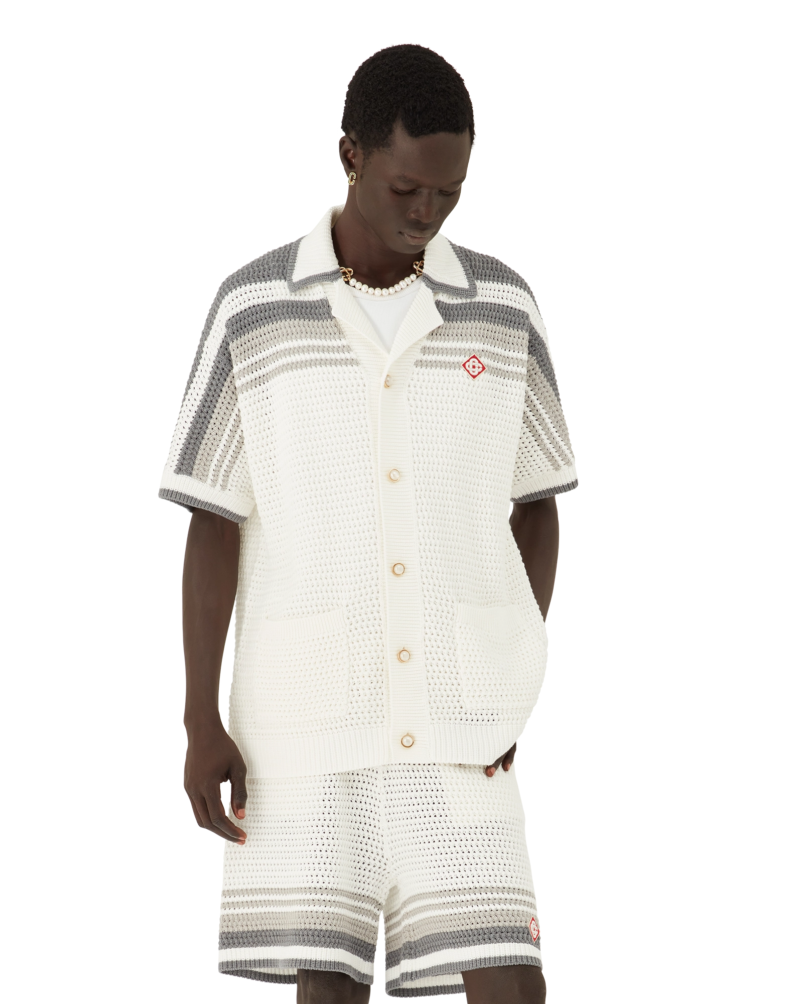 Chemise de tennis en crochet
