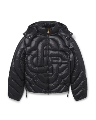 Monogram Quilted Nylon Down Puffer Jacket