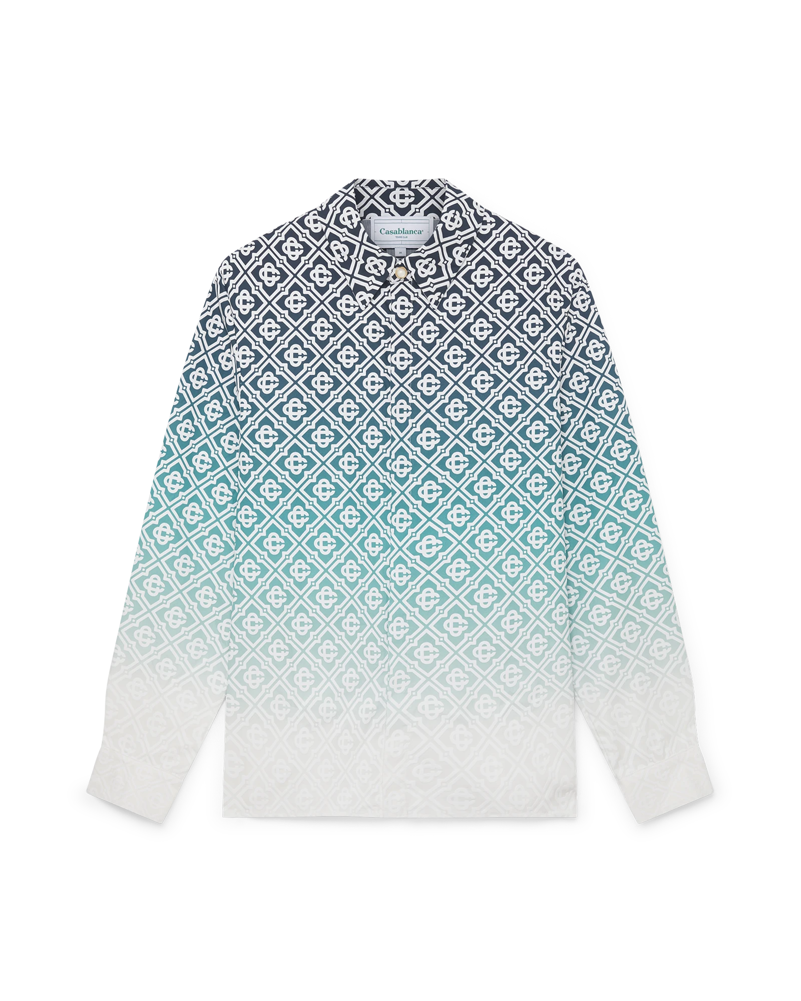 Midnight Gradient Monogram Long Sleeve Shirt