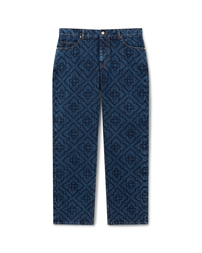 Dark Vintage Monogram Jeans