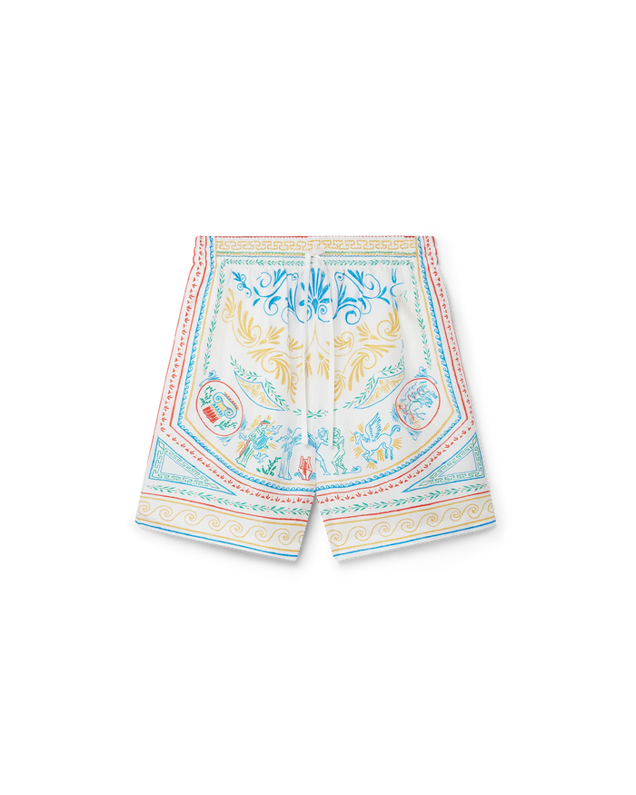 Crayon Vase Silk Shorts