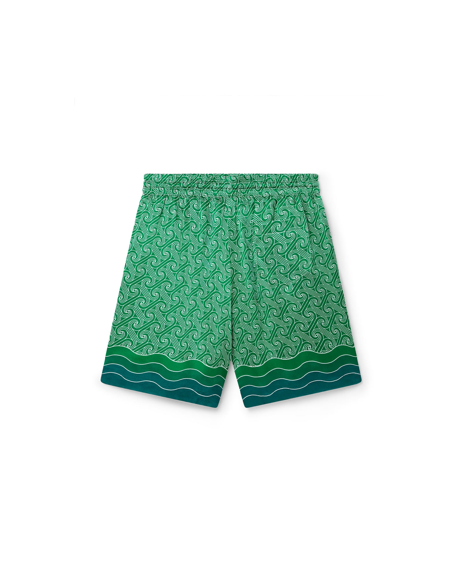 Short en soie Column à monogramme