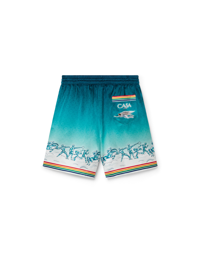 La Déesse Du Stade Silk Shorts