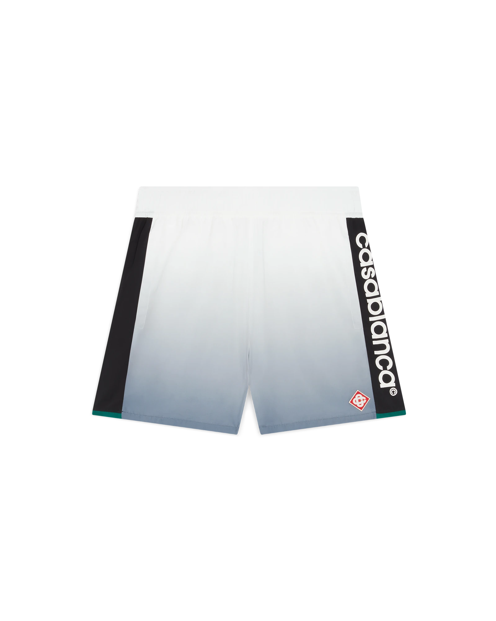 Silver Gradient Shellsuit Shorts