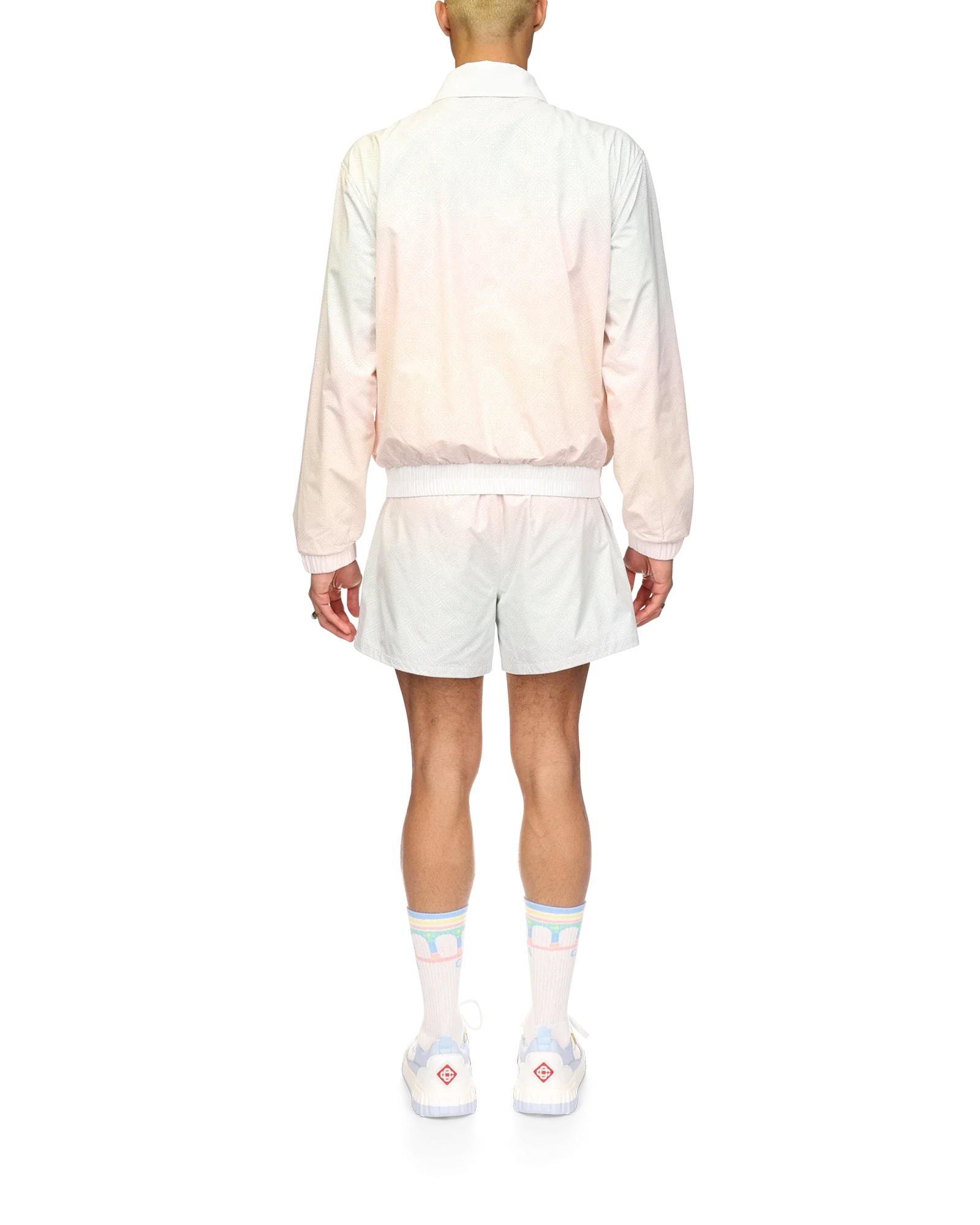 Gradient Laser Detail Track Jacket