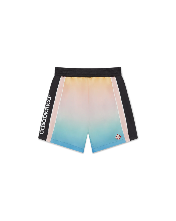 Pastel Gradient Football Shorts