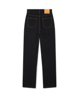 Jacquard Denim Jeans