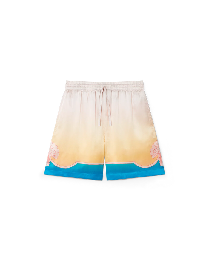 L'Arc Coloré Silk Shorts