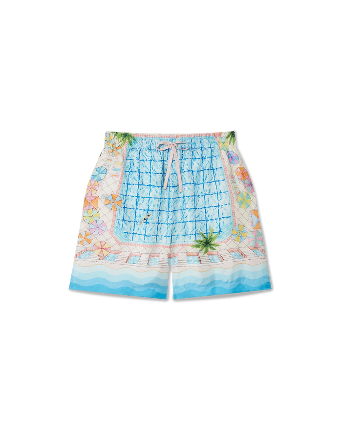 Le Plongeon Silk Shorts