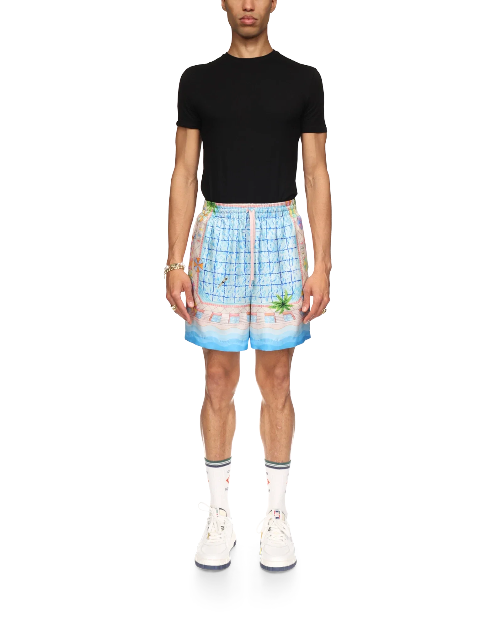 Le Plongeon Silk Shorts