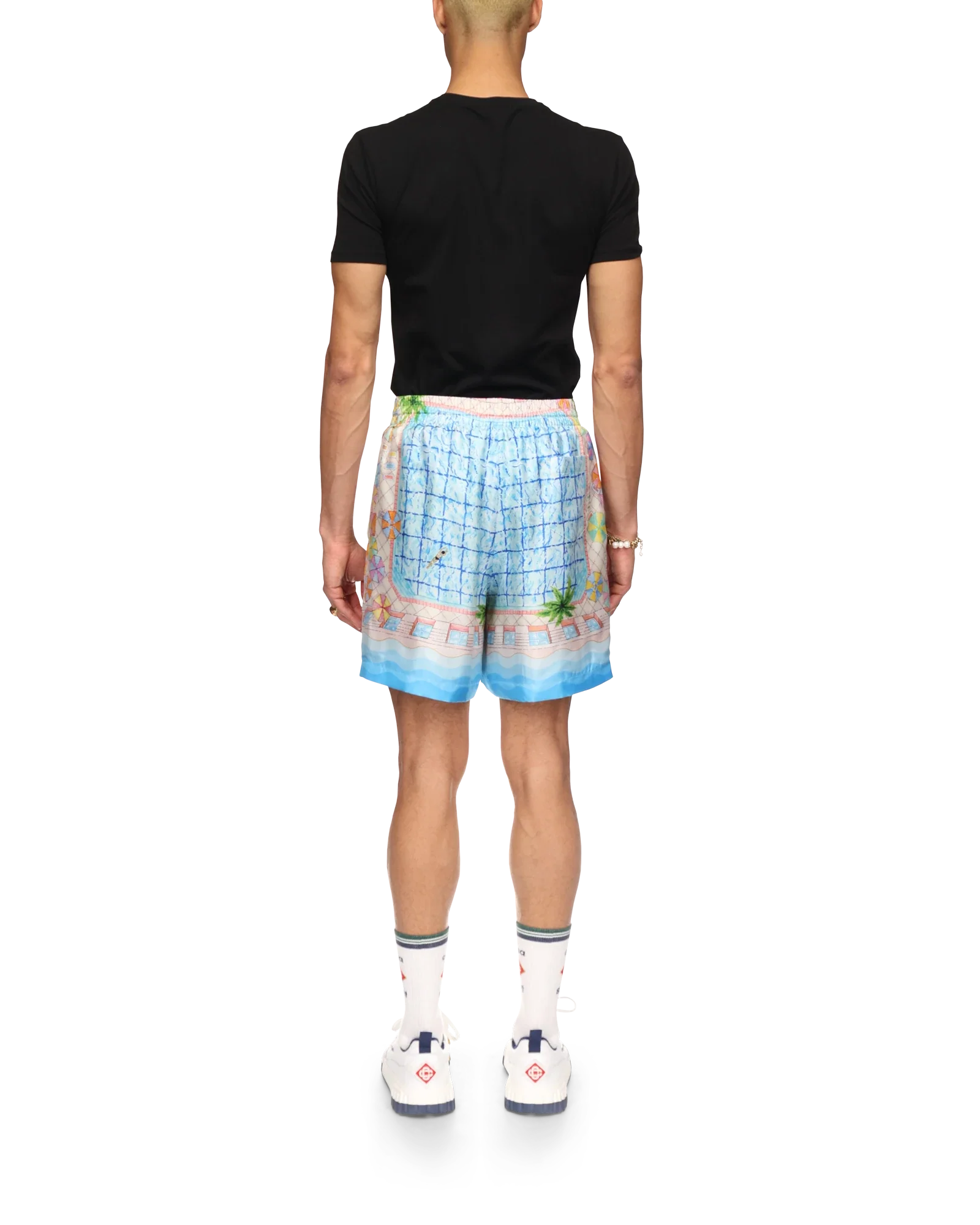 Le Plongeon Silk Shorts