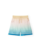 Gradient Monogram Silk Shorts