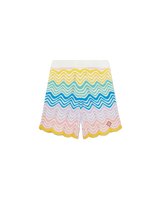 Gradient Wave Knit Shorts