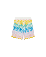 Gradient Wave Knit Shorts