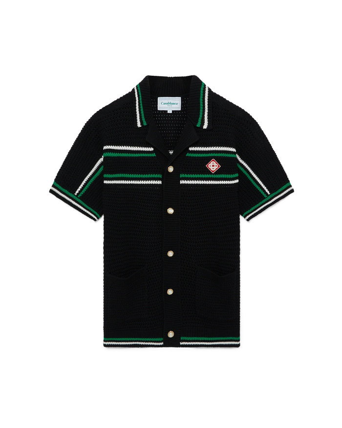 Tennis Crochet Shirt | Casablanca Paris Tennis Crochet Shirt | Casablanca Paris