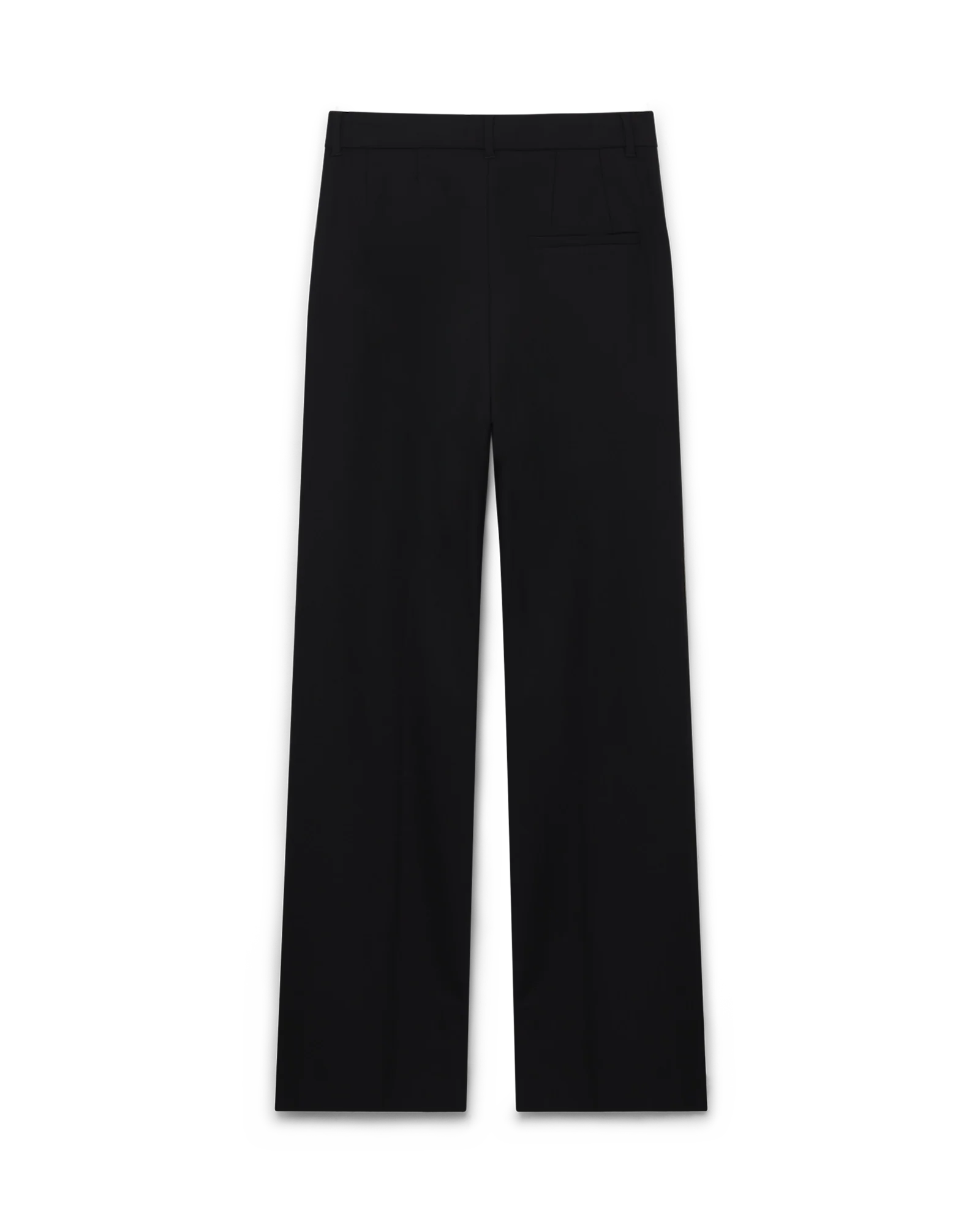 Straight Leg Wool Trousers