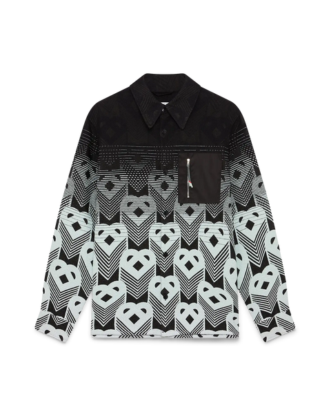 Casablanca MPF25JTS00109BLACK 関税送料込 Gradient Monogram Shacket | Casablanca Paris