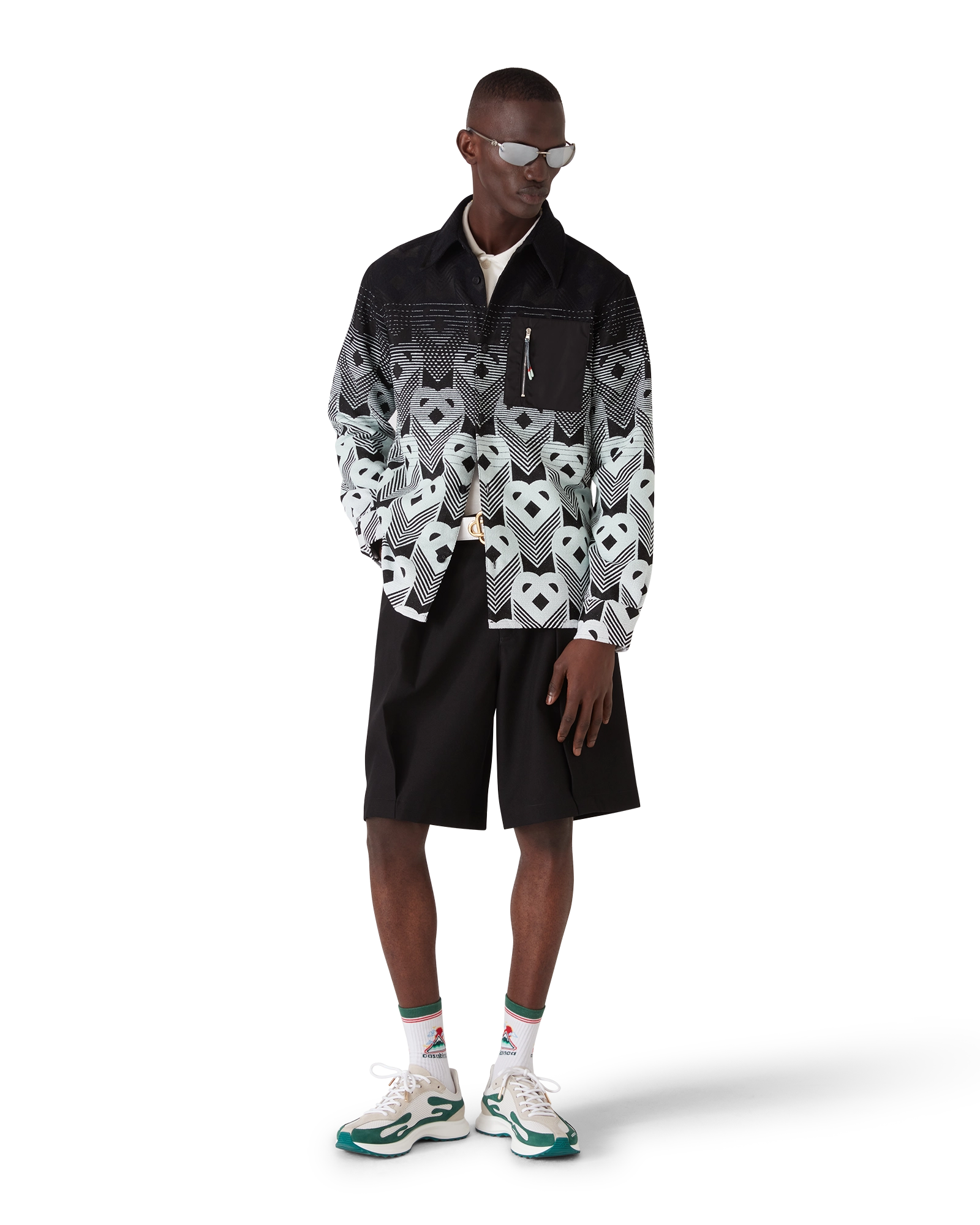 Gradient Monogram Shacket