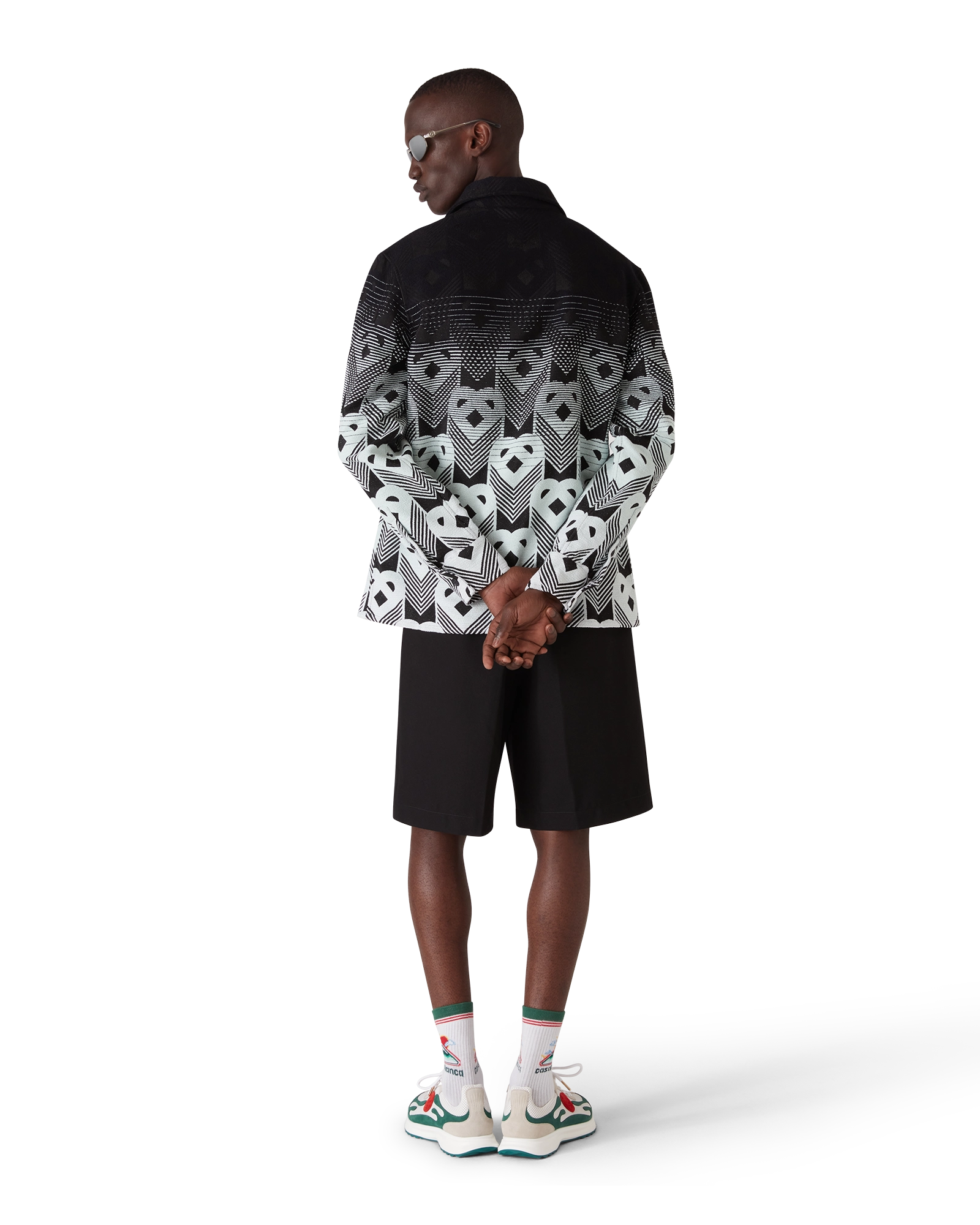 Gradient Monogram Shacket