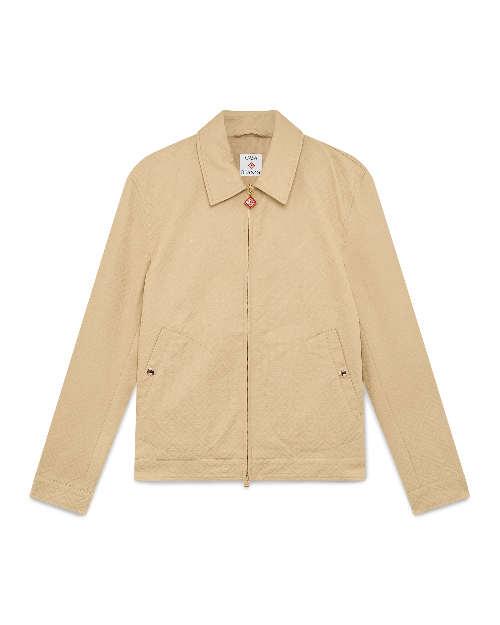 Cotton Monogram Jacquard Jacket