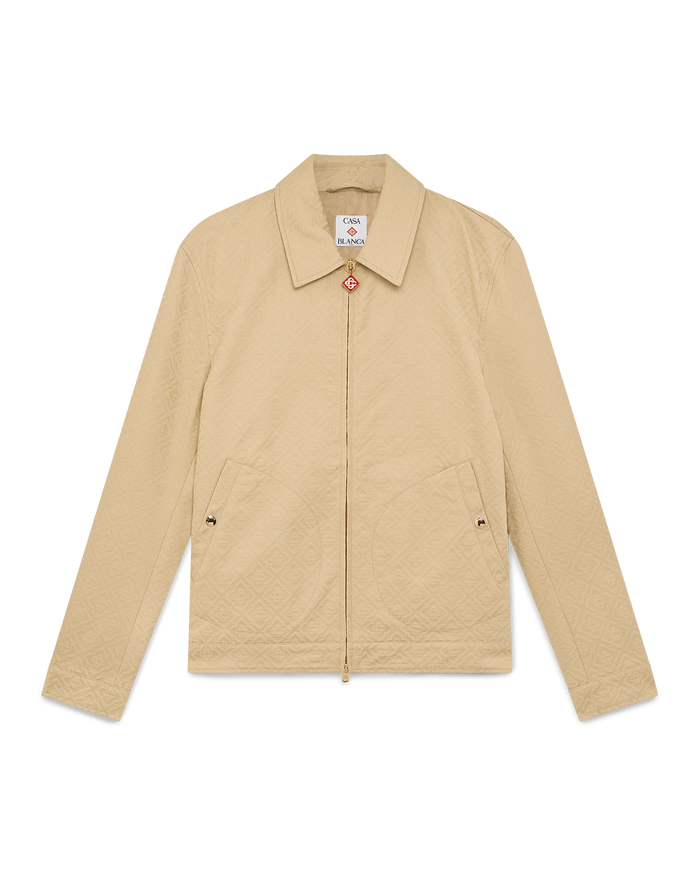 Cotton Monogram Jacquard Jacket