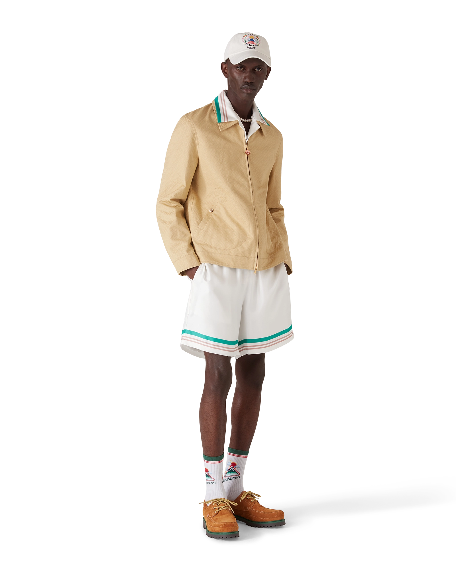 Cotton Monogram Jacquard Jacket