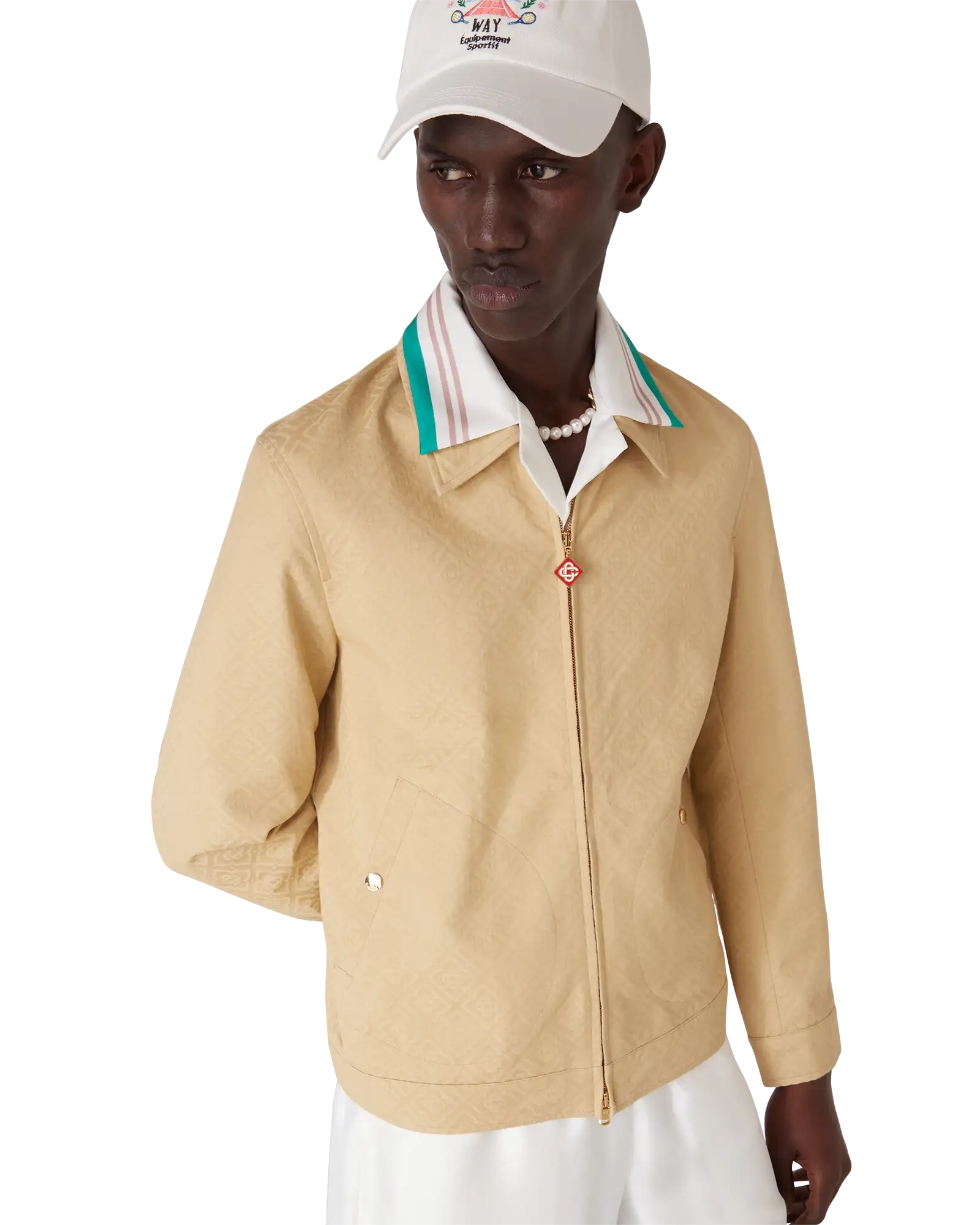 Cotton Monogram Jacquard Jacket