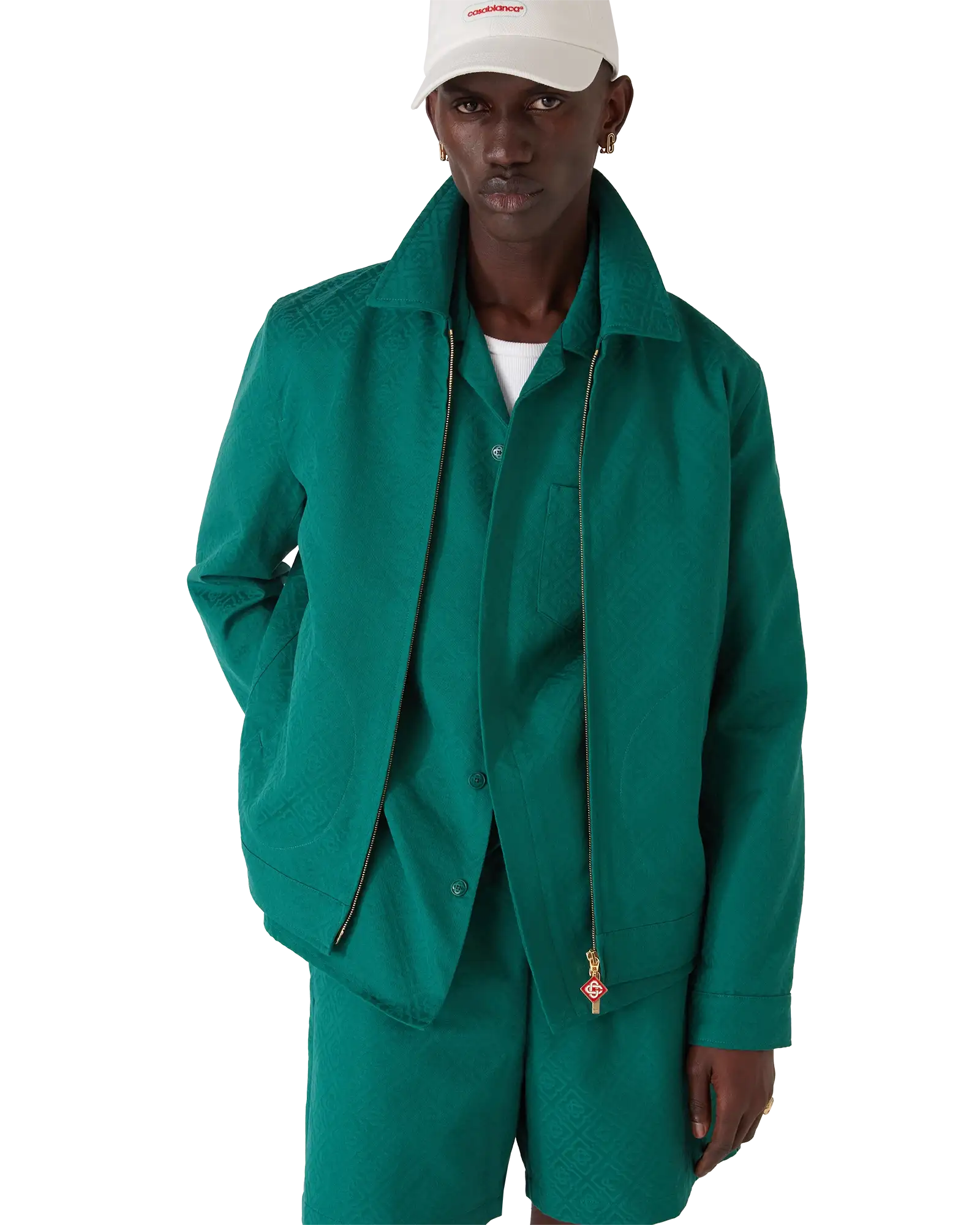 Cotton Monogram Jacquard Jacket
