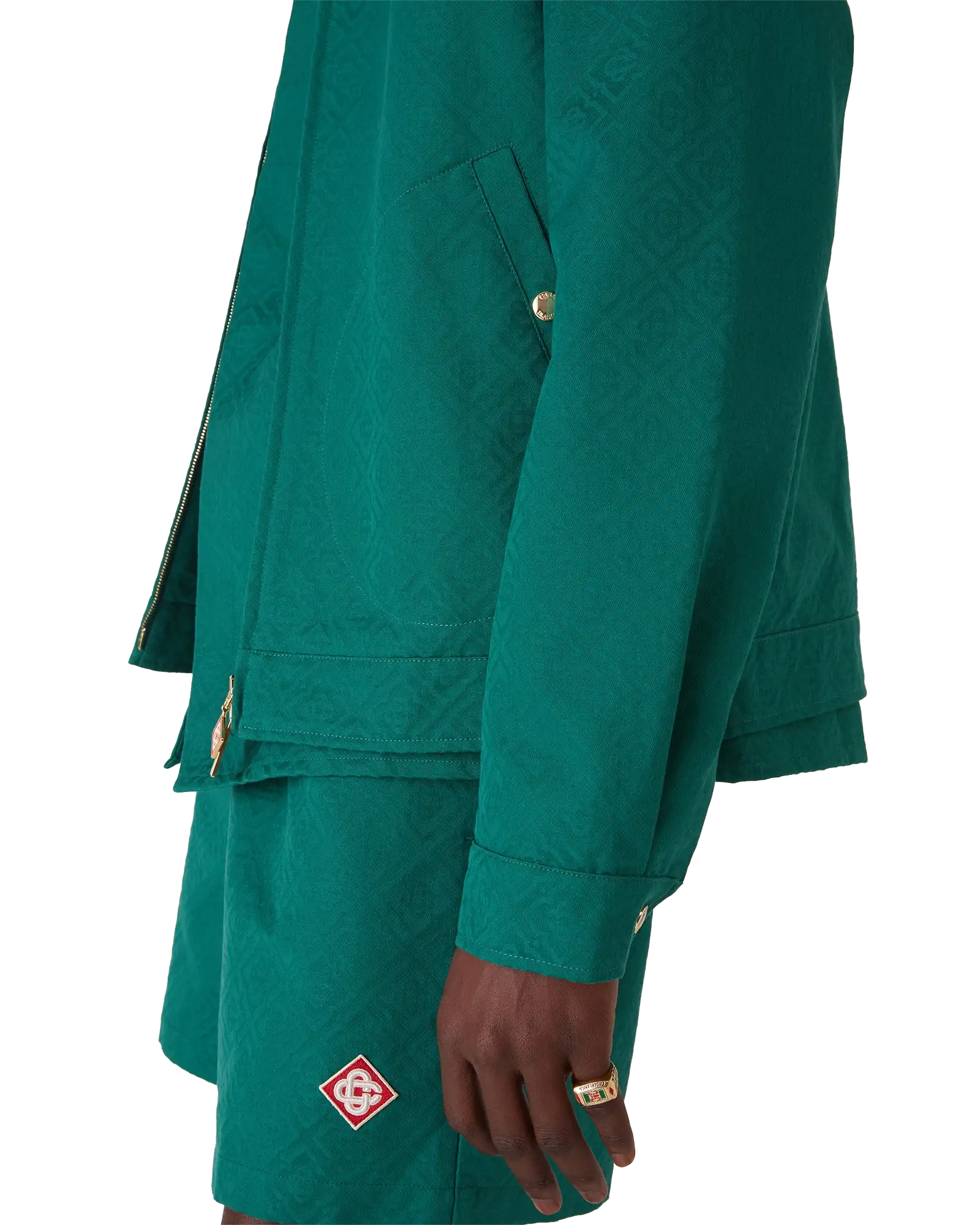Cotton Monogram Jacquard Jacket
