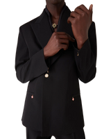 Wool Double Breasted Jacket