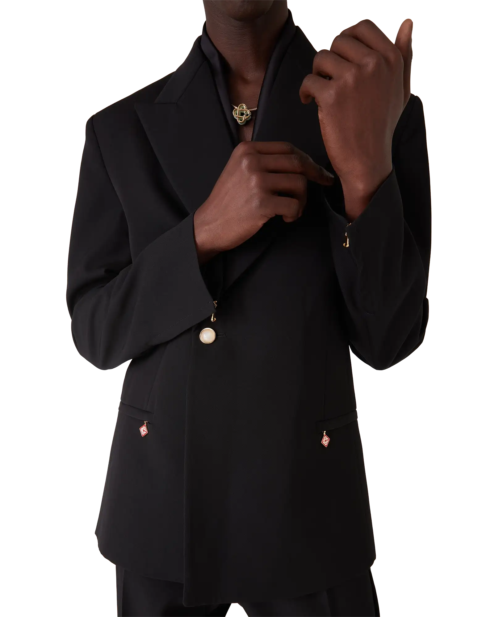 Wool Pleated Trousers