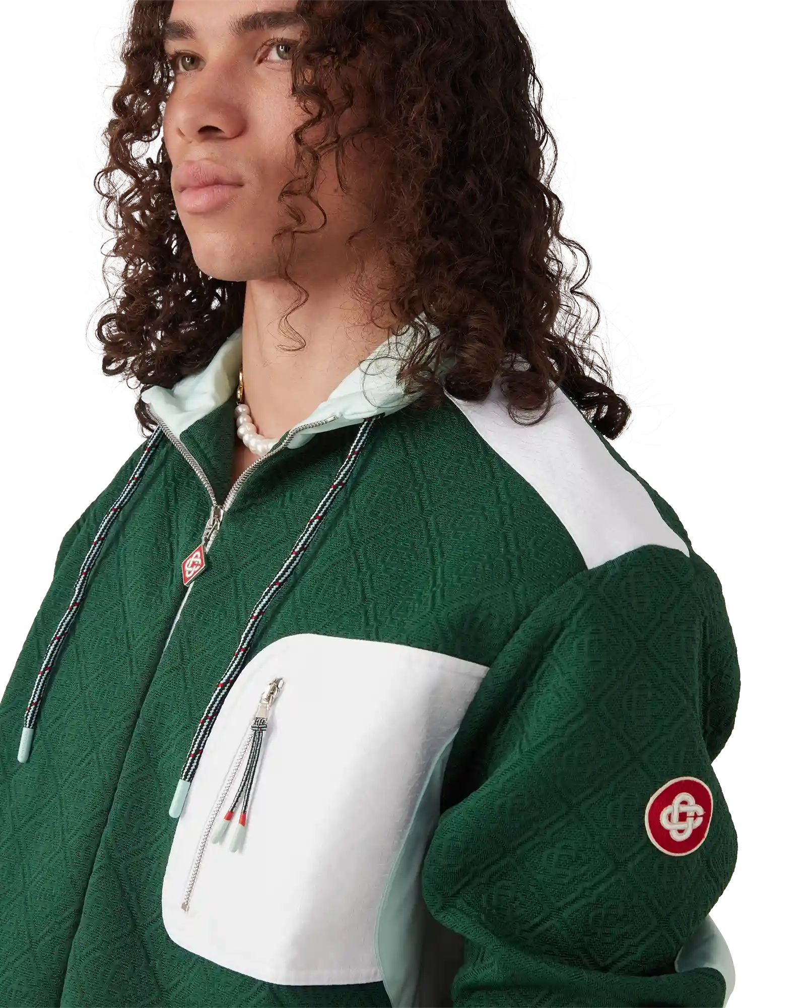 Nylon Monogram Jacquard Jacket